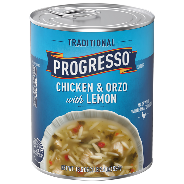 Progresso Traditional Chicken & Orzo Soup with Lemon
