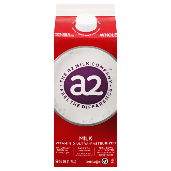 Save on a2 Milk Company Whole Vitamin D Order Online Delivery Giant