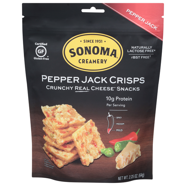 Save on Sonoma Creamery Cheese Crisps Pepper Jack Order Online Delivery