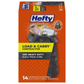 Hefty Heavy Duty Load & Carry Contractor XL Flap Tie Bags 42 Gallon