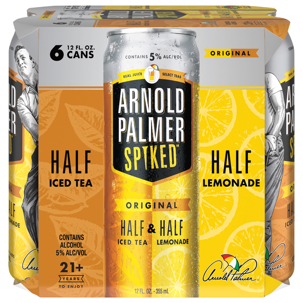 Arnold Palmer Spiked Half Iced Tea & Half Lemonade Original - 6 pk
