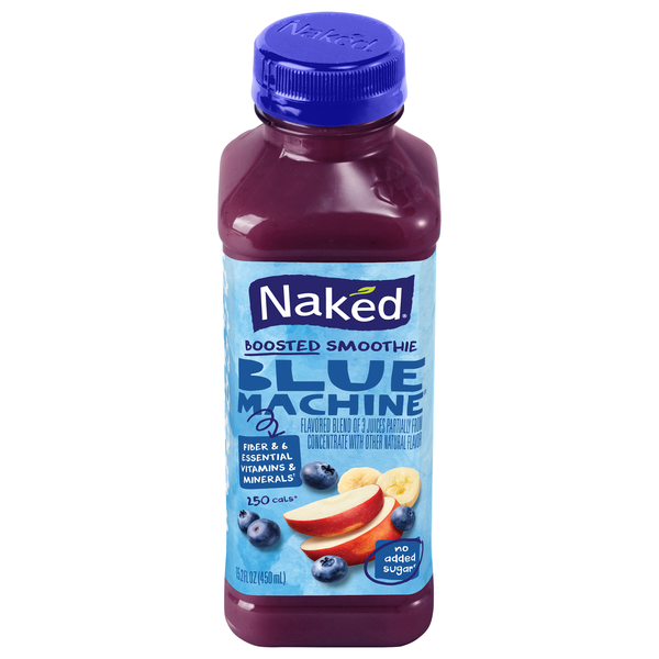 Naked No Added Sugar Blue Machine Boosted Smoothie