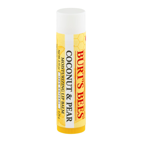 Save on Burt's Bees Moisturizing Lip Balm Coconut & Pear Order Online Delivery Stop & Shop