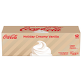 Coca-Cola Holiday Creamy Vanilla Soda - 12 pk