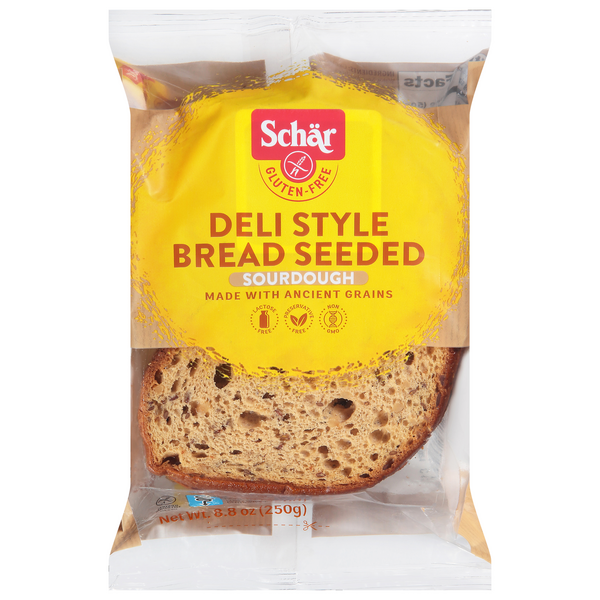 Save on Schar Deli Style Sourdough Bread Seeded Gluten Free Order