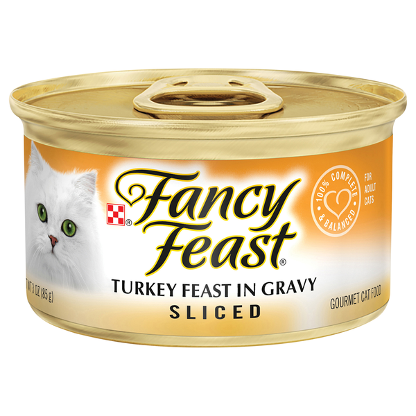 Fancy Feast Sliced Turkey Feast in Gravy Wet Cat Food