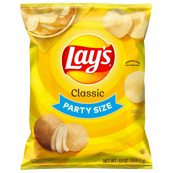 Lay's Classic Potato Chips Party Size