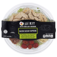 Giant Bacon Caesar Supreme Salad Bowl Kit with Grilled Chicken