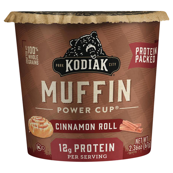 Kodiak Cinnamon Roll Muffin Power Cup