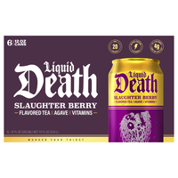 Liquid Death Slaughter Berry Iced Black Tea - 6 pk