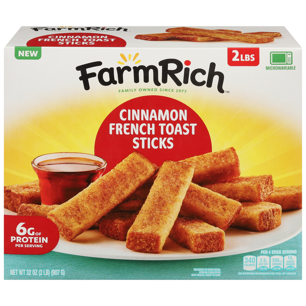 Farm Rich Cinnamon French Toast Sticks Frozen