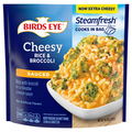 Birds Eye Steamfresh Sauced Cheddar Cheese Rice & Broccoli Frozen