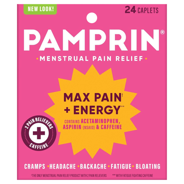 Pamprin Max Menstrual Pain Relief Maximum Strength Caplets