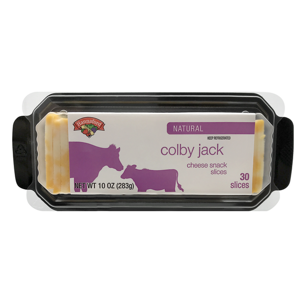 Hannaford Natural Colby Jack Cheese Snack Slices - 30 ct