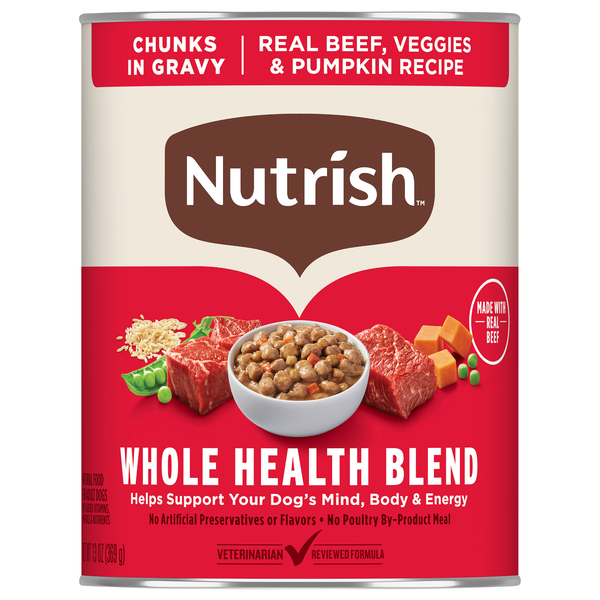 Rachael Ray Nutrish Chunks in Gravy Beef & Veggies Adult Wet Dog Food