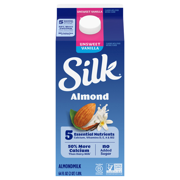 Silk Unsweet Vanilla Almondmilk