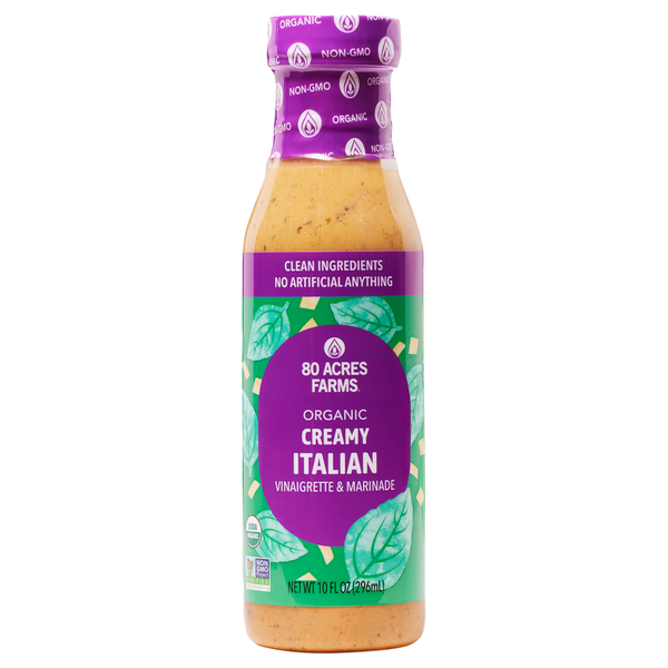 80 Acres Farms Organic Creamy Italian Vinaigrette & Marinade