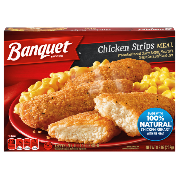Banquet Chicken Strips Frozen Meal