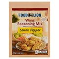 Food Lion Lemon Pepper Wing Seasoning Mix