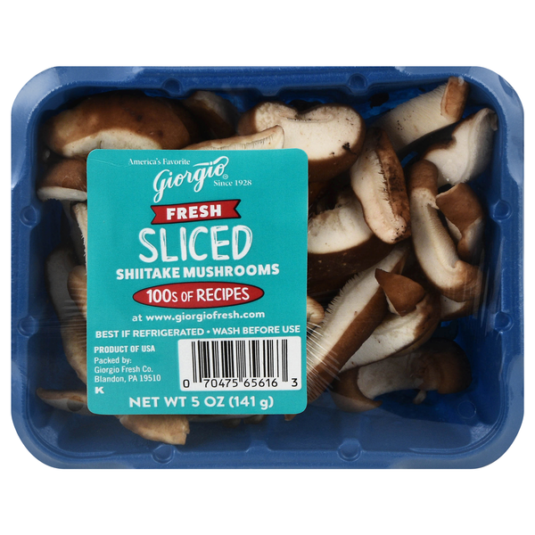 Giorgio Fresh Sliced Shiitake Mushrooms