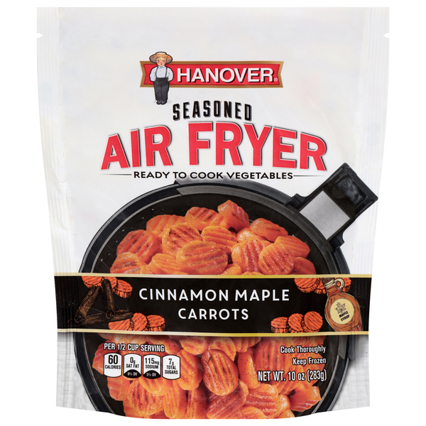 Save on Hanover Seasoned Air Fryer Cinnamon Maple Carrots Frozen