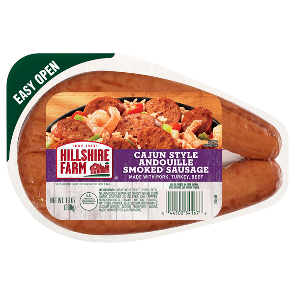 Hillshire Farm Cajun Style Andouille Smoked Sausage Rope
