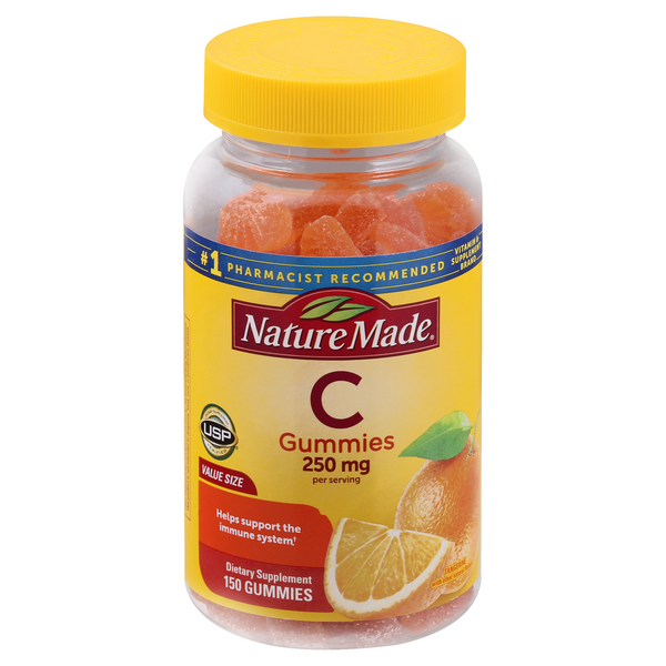 Save on Nature Made Vitamin C 250 mg Dietary Supplement Gummies Tangerine Order Online Delivery
