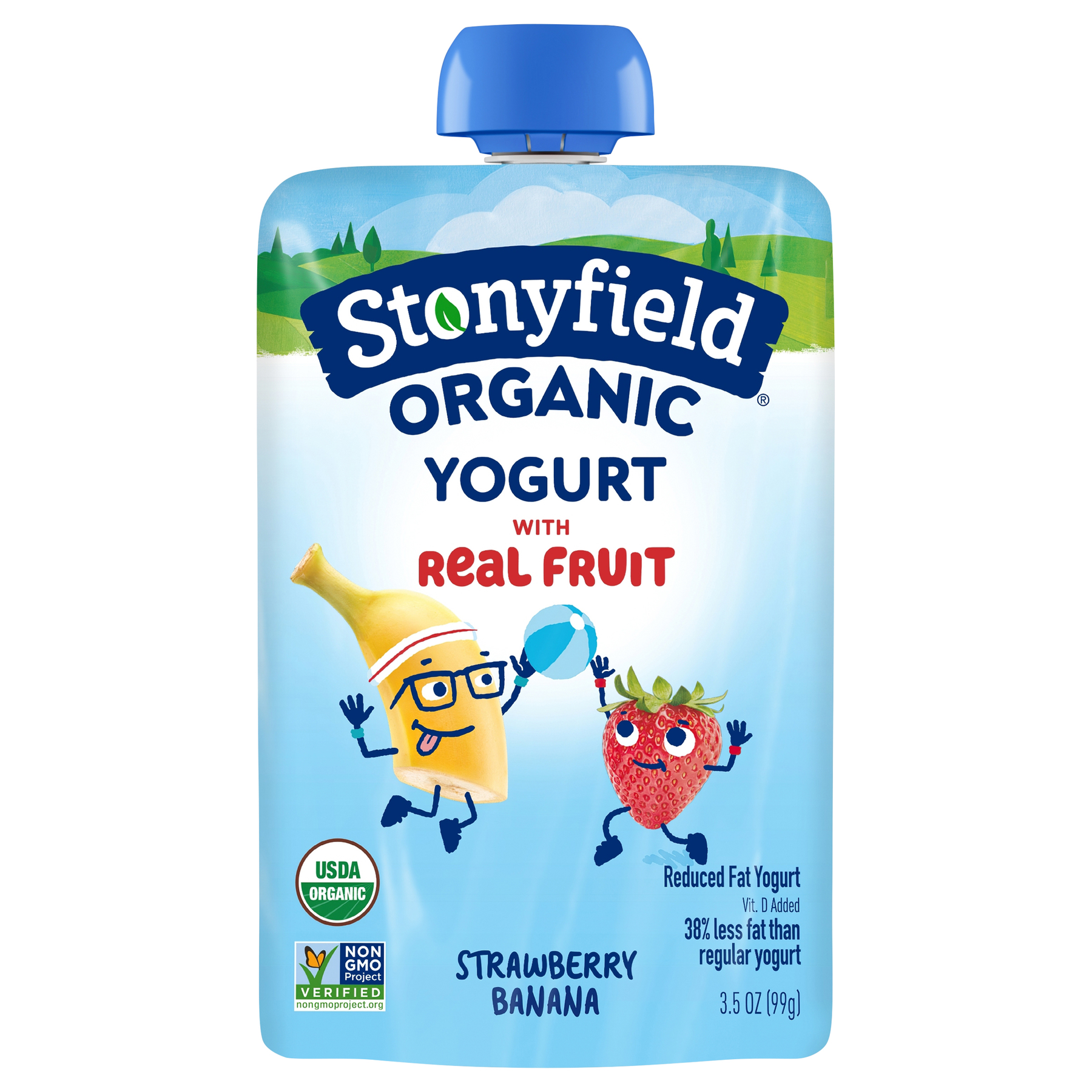 Stonyfield Stonyfield Kids Yogurt Strawberry Banana Low Fat Organic