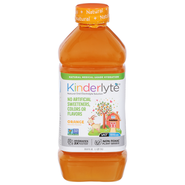 Save on Kinderlyte Oral Electrolyte Solution Orange Order Online