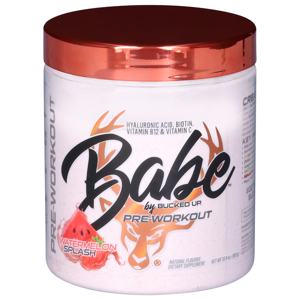 Bucked Up Babe Watermelon Splash Pre-Work Powder