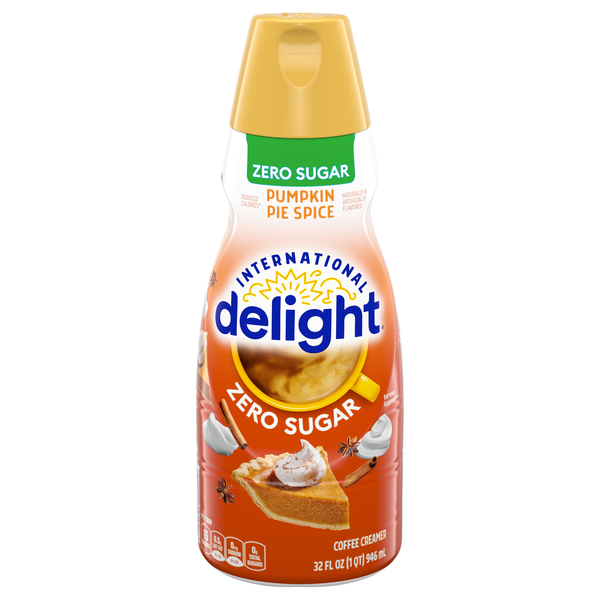 International Delight Zero Sugar Pumpkin Pie Spice Flavored Coffee Creamer