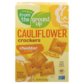 From The Ground Up Gluten Free Cheddar Flavor Cauliflower Crackers