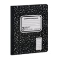 Top Flight Composition Book Wide Ruled Black Marble - 120 Sheets