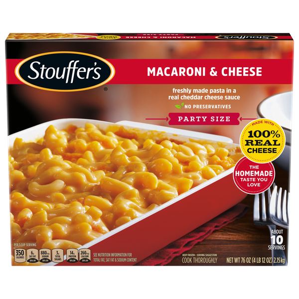 Stouffer's Macaroni & Cheese Party Size Frozen Meal