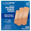CareOne Bandages Flexible Fabric Breathable Protection Assorted
