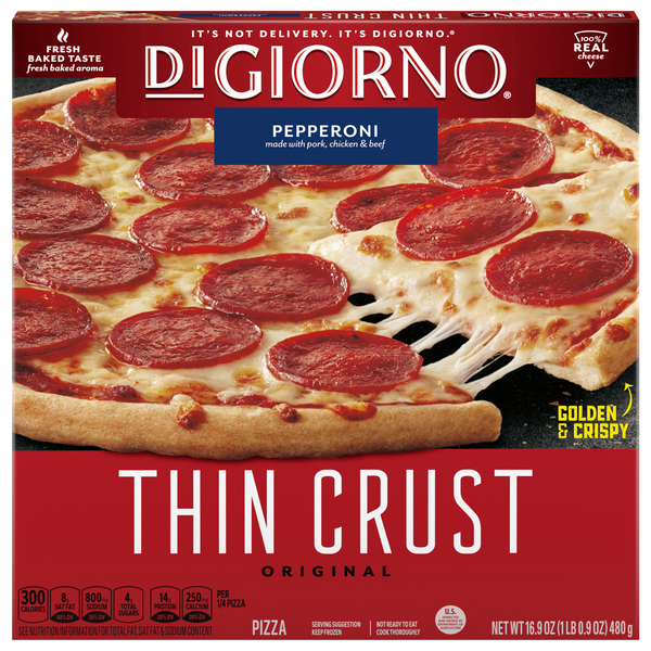 DiGiorno Original Thin Crust Pepperoni Pizza Frozen