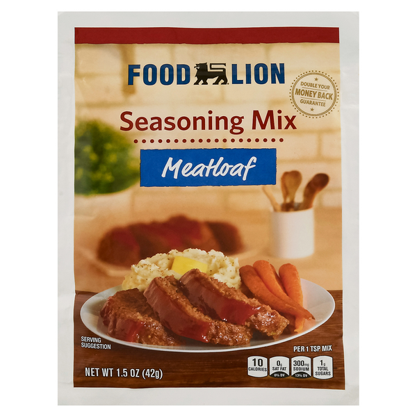Food Lion Meatloaf Seasoning Mix Packet