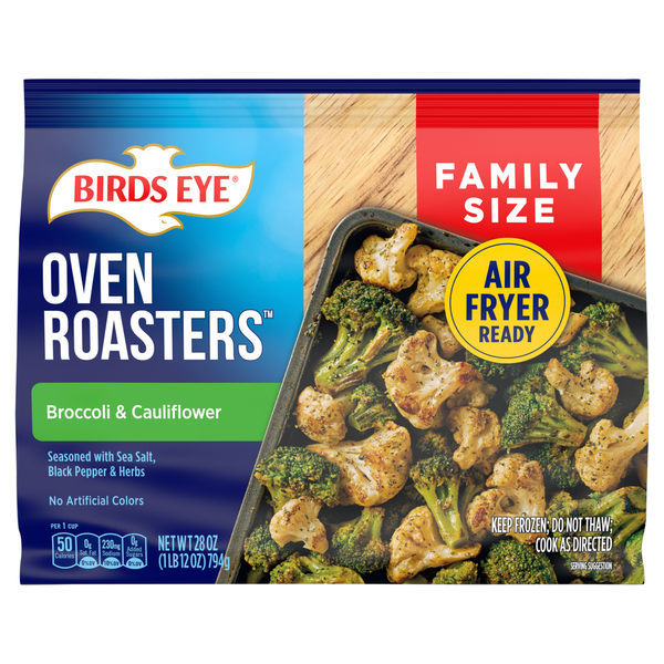 Birds Eye Oven Roasters Broccoli & Cauliflower Family Size Frozen