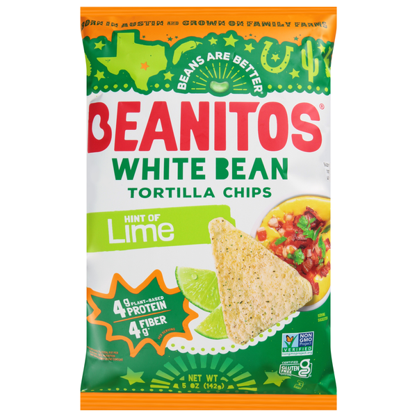 Save on Beanitos White Bean Tortilla Chips Hint of Lime Order Online
