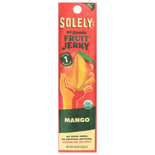 Solely Organic Mango Fruit Jerky