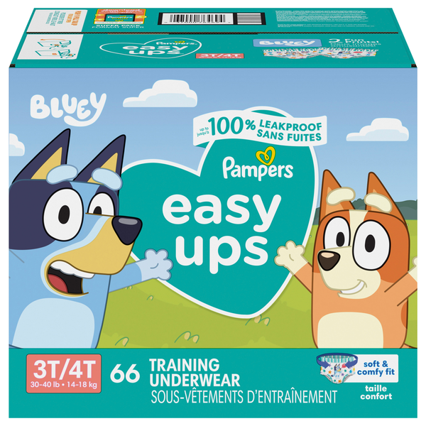 Pampers Easy Ups Boys 3T-4T PJ Masks Training Underwear 30-40 lb
