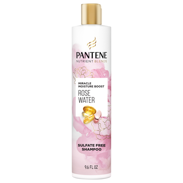 Pantene Nutrient Blends Miracle Moisture Boost Rose Water Shampoo