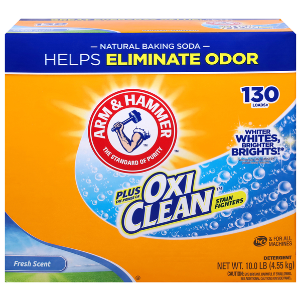 Arm & Hammer OxiClean Powder Laundry Detergent Fresh Scent HE