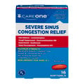 CareOne Severe Sinus Congestion Relief Softgels