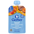 Gerber Nourishing Blends Sweet Potato Carrot Beef & Tomato Veggie Puree