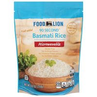 Food Lion 90 Second Microwave White Basmati Rice
