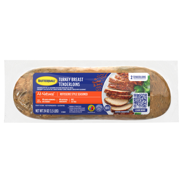 Butterball Turkey Breast Tenderloins with Rotisserie Style Seasoning