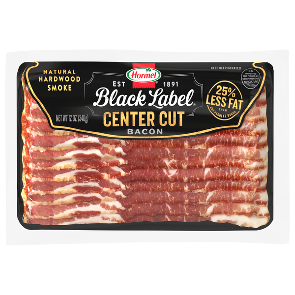 Hormel Black Label Hardwood Smoked Center Cut Bacon Sliced