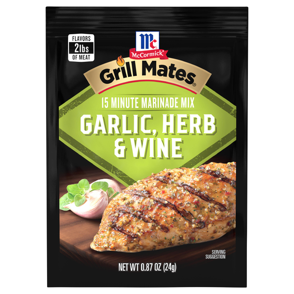 McCormick Grill Mates Garlic Herb & Wine 15 Minute Marinade Mix