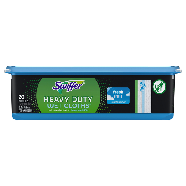 Swiffer Fresh Heavy Duty Wet Mopping Cloths Refill